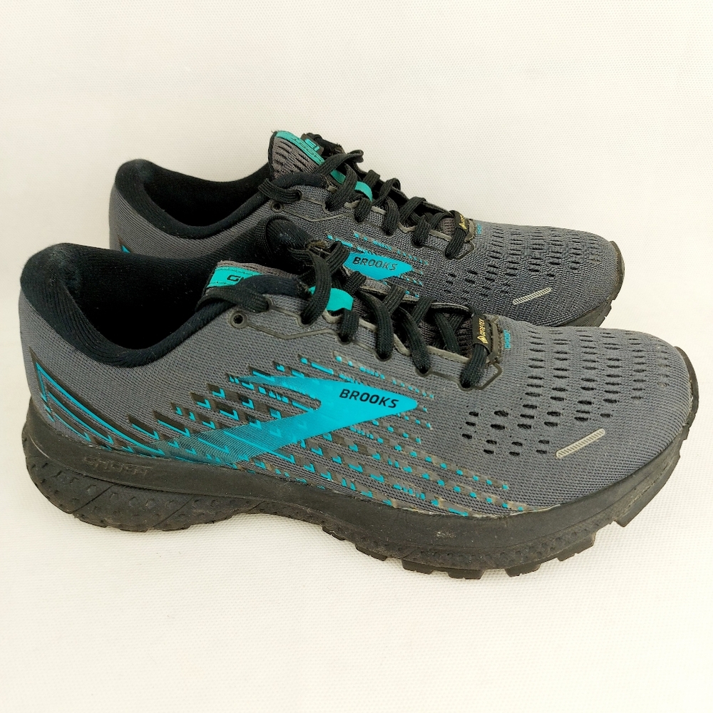 Brooks Women's Athletic Shoes - Black and Teal - Picture 2 of 15